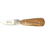 Couteau ouvre-huître 16cm manche bois acier