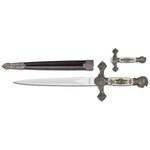 Dague chevalier 31,8cm acier IMPERIAL