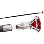 Canne épée bâton de marche diamant rouge