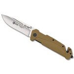 Couteau pliant militaire coyote 22cm titane K25.