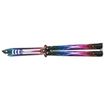 Couteau papillon balisong 24cm décapsuleur entrainement.