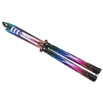 Couteau papillon balisong 24cm décapsuleur entrainement