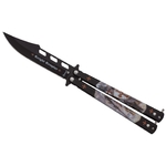 Couteau papillon Les Templiers balisong 22,2cm ALBAINOX