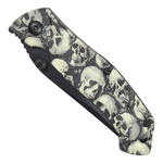 Couteau pliant Squelette design 17,8cm
