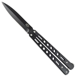 Couteau papillon balisong 23cm full black SCH