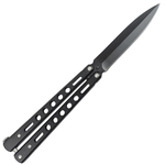 Couteau papillon balisong full black SCH
