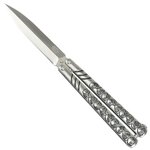 Couteau papillon balisong 23cm Squelette SCH