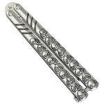 Couteau papillon balisong 23cm Squelette