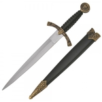 Dague médiévale catholique chevalier 31cm