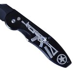 Grand couteau automatique 23,5cm à cran darrêt
