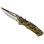 Couteau automatique camouflage 15cm à cran d'arrêt