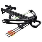 ARBALÈTE À POULIES 130 LBS NOIRE PUISSANTE