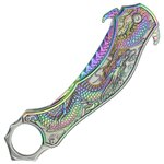 COUTEAU PLIANT KARAMBIT À RESSORT SCK.