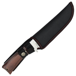 POIGNARD COUTEAU DE CHASSE SCK LAME ACIER MANCHE BOIS.