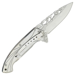COUTEAU DE POCHE PLIANT DESIGN LOUP SCK..