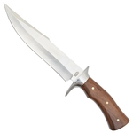 POIGNARD COUTEAU DE CHASSE 32CM MANCHE BOIS SCK + ETUI