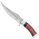 POIGNARD COUTEAU DE CHASSE 30CM MANCHE BOIS SCK + FOURREAU