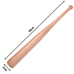 Batte de baseball 46cm compacte en bois résistant..