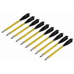 Flèches aluminium pour arbalète pistolet avec pointes métalliques