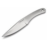 Couteau de lancer Léopard 16 cm acier inox finition satinée en vue inclinée