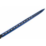 Gros plan lame machette épée Albainox 71 cm finition bleue