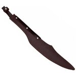 Fourreau en cuir marron avec rivets pour glaive spartiate