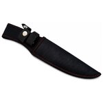 Étui en nylon noir avec passant de ceinture pour couteau de chasse SCK