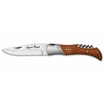 Couteau pliant Laguiole Bougna manche bois avec tire-bouchon