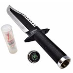 Poignard RAMBO 2 couteau 40cm officiel Film Partie II + kit de survie