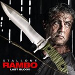 Couteau de collection Rambo 5 Last Blood lame acier carbone 38 cm