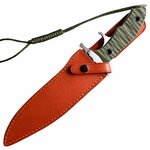 Étui cuir du couteau Rambo 5 avec passant ceinture