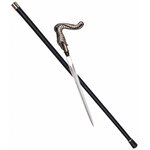canne épée serpent luxe avec lame sortie