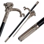 Canne épée Dragon 90cm luxe - Bâton de marche élégant