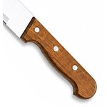 Manche en bois de machette Albainox avec trois rivets métalliques