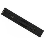 Étui noir en nylon pour machette Katana Ninja Albainox avec sangle réglable et rivets métalliques.