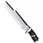 Poignard couteau PREDATOR officiel 52,5 cm avec lame en acier inoxydable et manche noir antidérapant