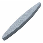 Pierre à aiguiser Albainox 21,5 cm, aiguiseur manuel gris pour l'entretien et l'affûtage des lames