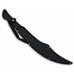 Étui noir en nylon pour machette sabre Albainox 62,5 cm avec sangle de transport à lépaule.