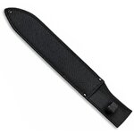 Machette Black Panther 61,5 cm – Étui noir en nylon avec passant pour ceinture et fermeture par bouton-pression.