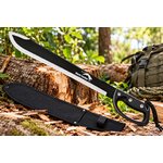 Machette coupe-coupe Black Panther 61,5 cm avec garde-main