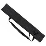 Étui noir en nylon pour machette Albainox 50,8 cm avec bandoulière réglable et passant de ceinture.