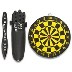 Lot 3 couteaux de lancer + cible incluse - couteau jet