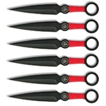 6 Couteaux de lancer kunai - Albainox2
