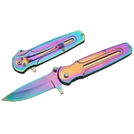 Couteau pliant rainbow - revêtement titane