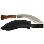 Machette Gurkha kukri 38,5cm - bois et laiton