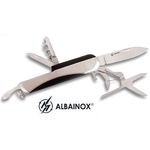 Couteau multifonction acier 7 outils, pince - Albainox