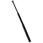Matraque télescopique 43cm flexible métal - baton noir.