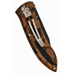 Couteau pliant 22cm de poche - Lame tanto noire..