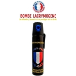 Bombe lacrymogène 75ml GAZ CS - aérosol lacrymo