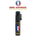 Bombe lacrymogène 25ml GEL CS - aérosol spray lacrymo